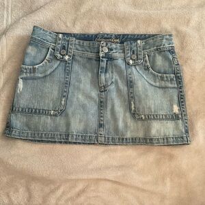 Vintage Y2K American Eagle Jean Skirt 10
